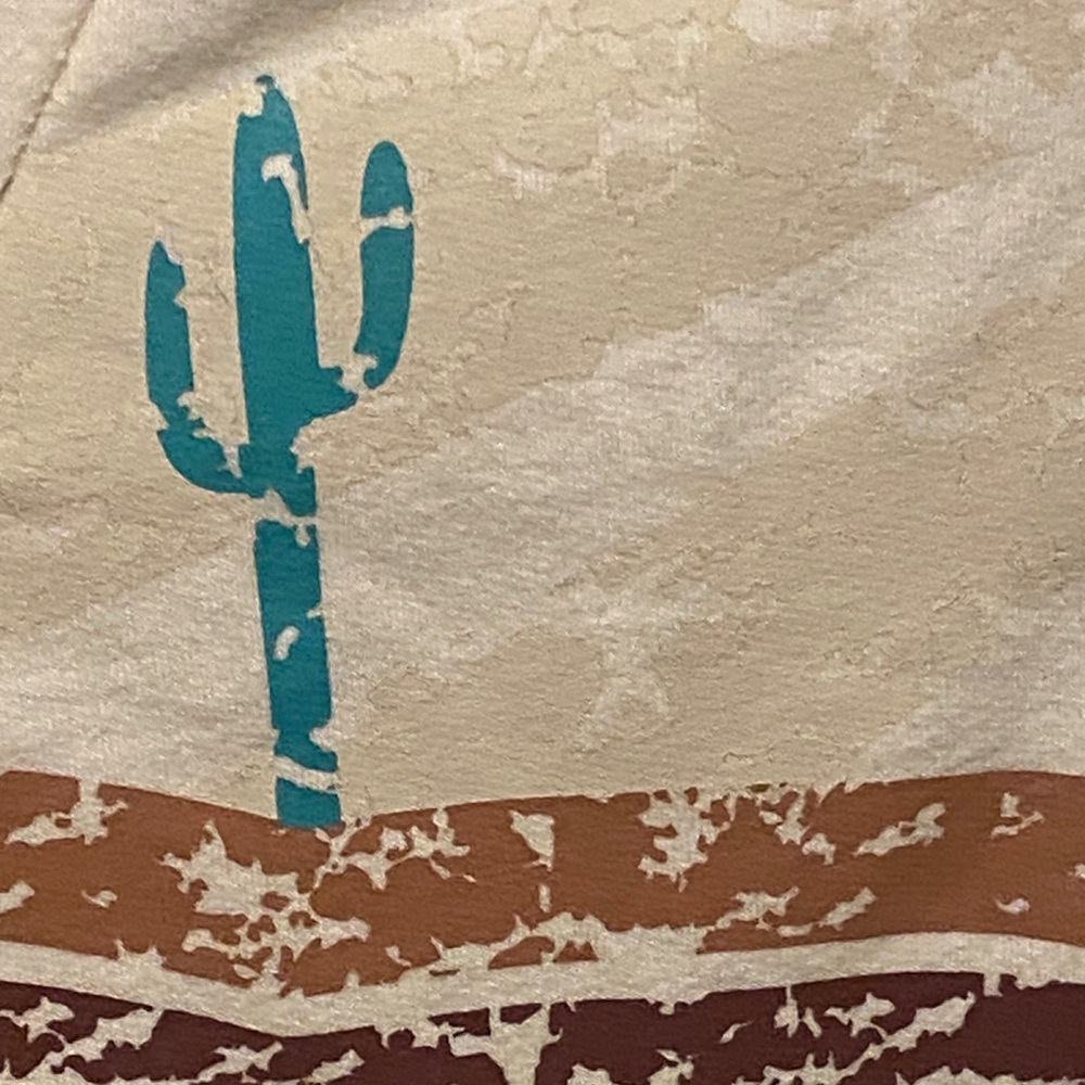 Panhandle Cream Desert Cactus Graphic Sweatshirt NWT - Picture 5 of 9